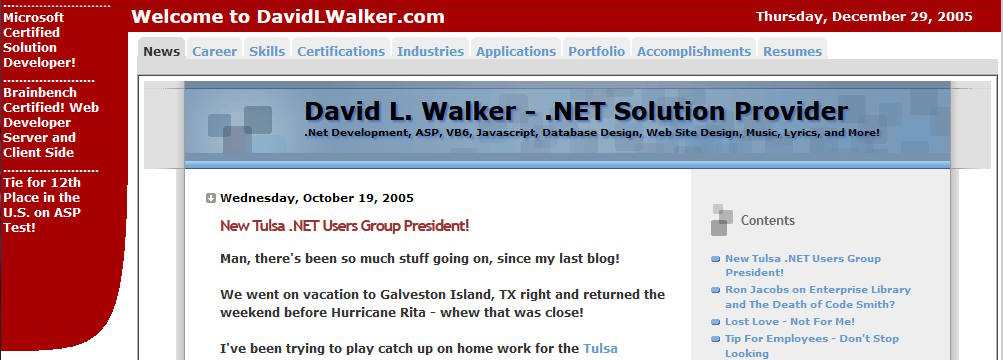 My Blog/Site Reimagined!