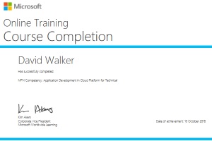MPN Competency: Application Development in Cloud Platform for Technical