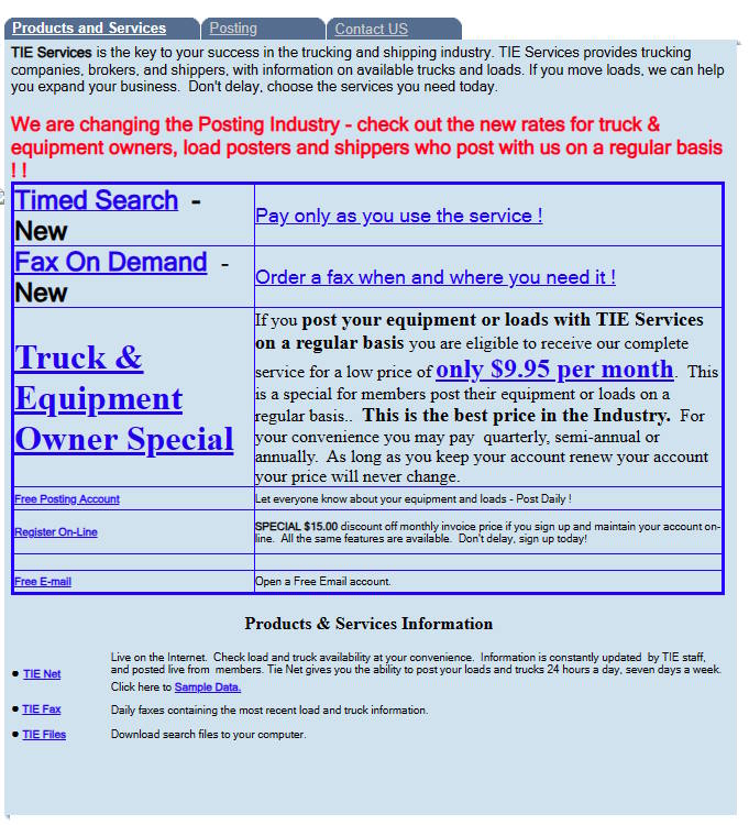 Trucking Information Services