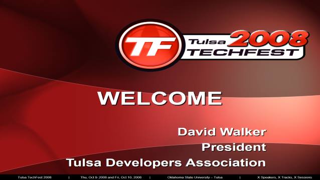 Welcome/Announcements/Prize Drawing/Closing!