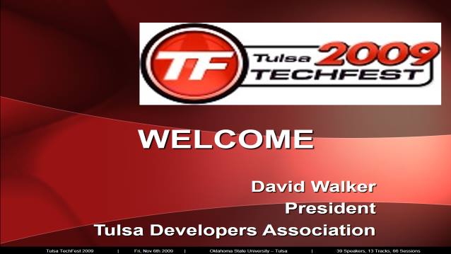 Welcome/Announcements/Prize Drawing/Closing!