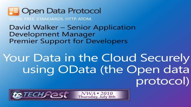 Your Data in the Cloud Securely using OData (The Open Data Protocol)